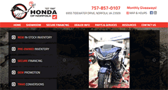 Desktop Screenshot of hondaofnorfolk.net